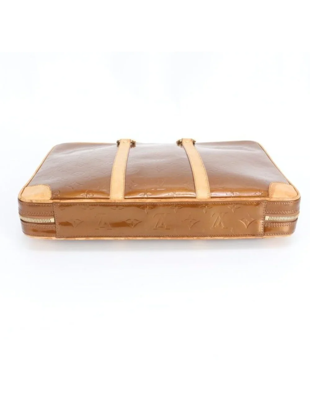 Louis Vuitton Monogram Vernis Van Damme Leather Business Document Briefcase